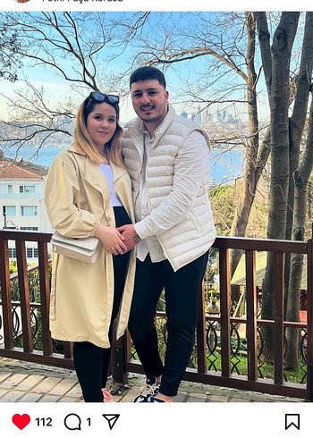 Krem rengi Midi trençkot