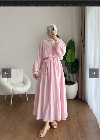 Müslin kadın elbise