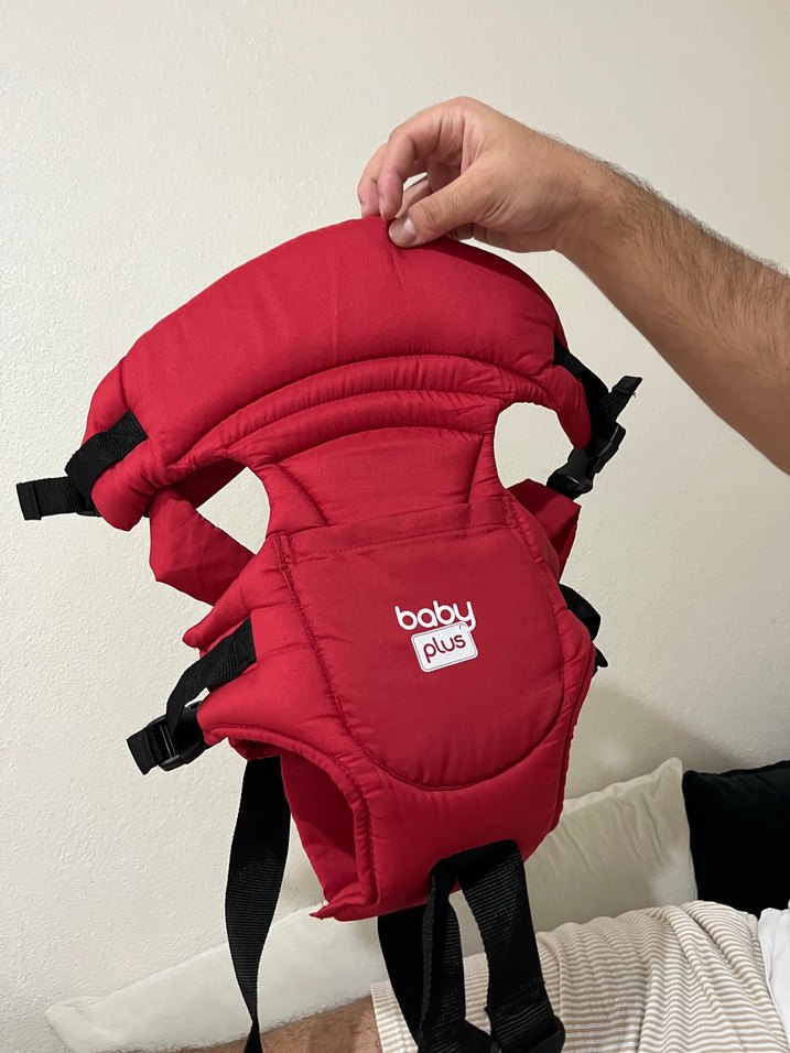 Kırmızı Bebek Taşıyıcı kanguru - Görsel 5