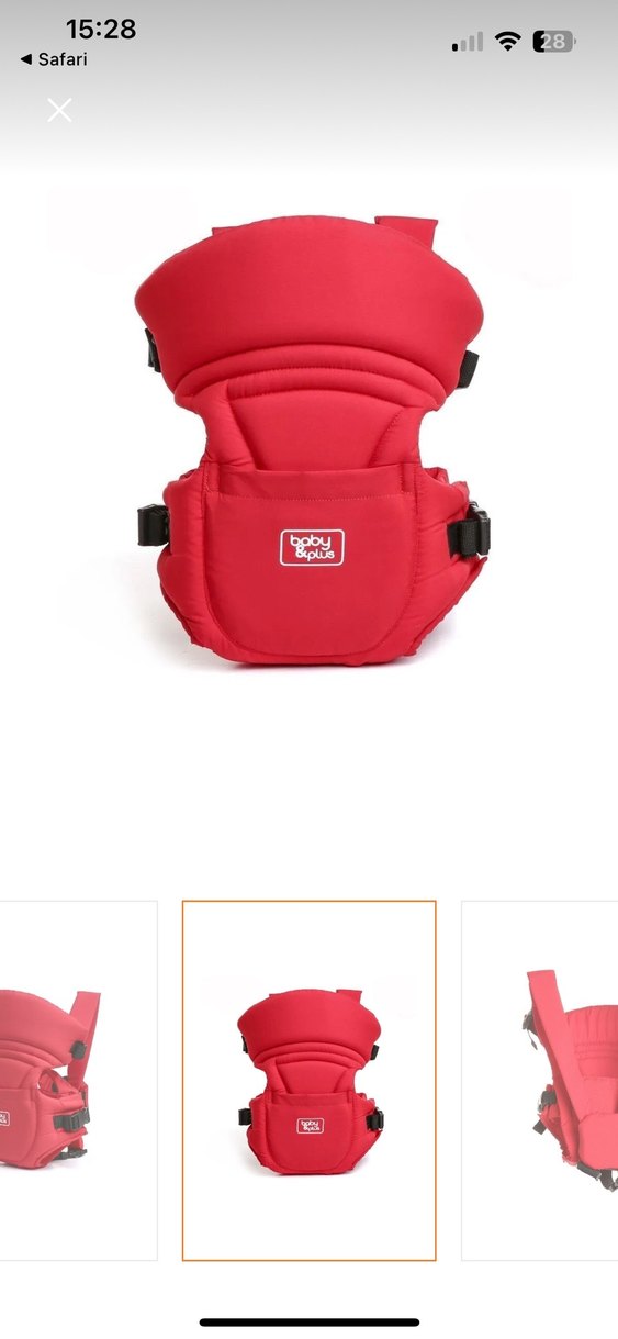 Kırmızı Bebek Taşıyıcı kanguru - Görsel 2