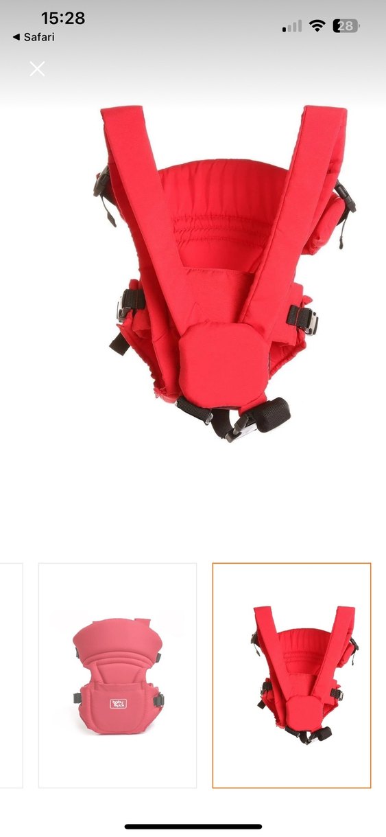Kırmızı Bebek Taşıyıcı kanguru - Görsel 3