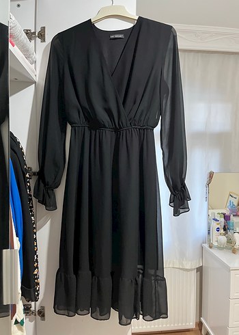 Kadın elbise şifon elbise - Görsel 2