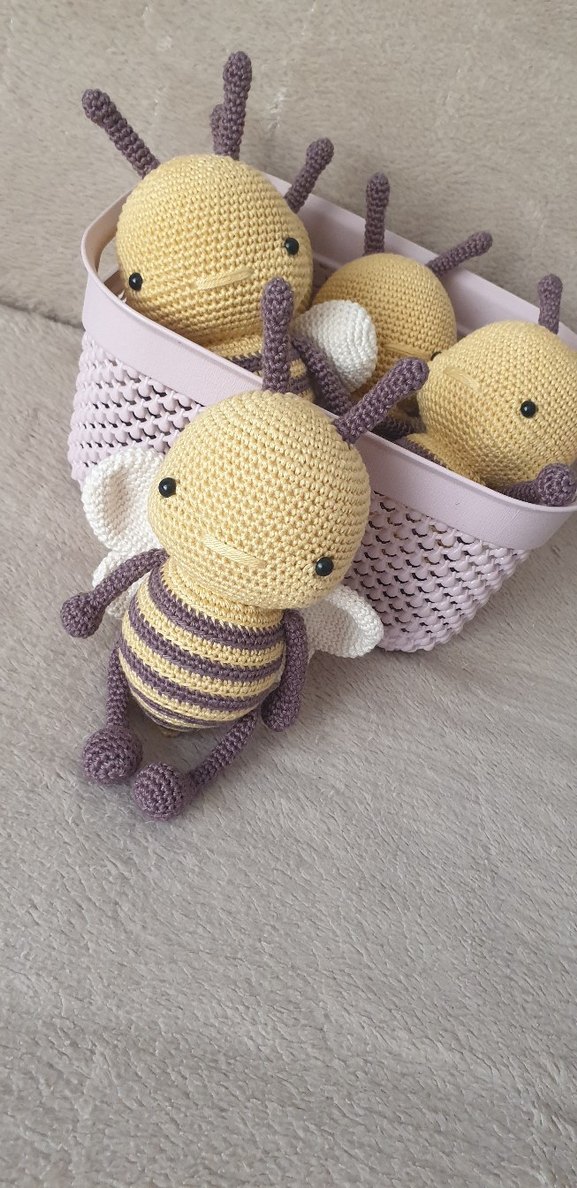 Renkli Sarı Arı Peluş Oyuncak - Görsel 2