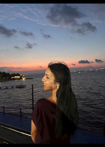 V Yaka Mor Drapeli Midi Elbise - Görsel 2