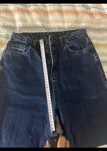 Lacivert Kot Pantolon - Görsel 5