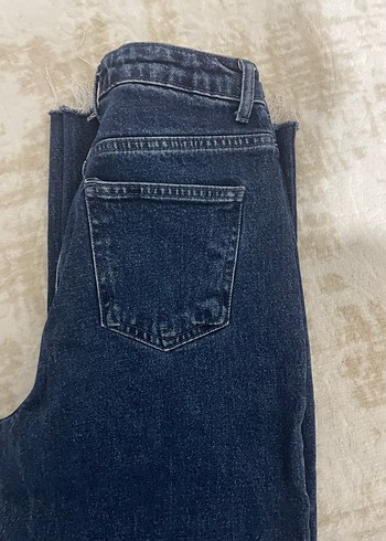 Lacivert Kot Pantolon - Görsel 3