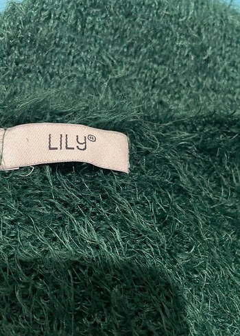 Kadın Yeşil Bohem Örgü Kazak - Görsel 3