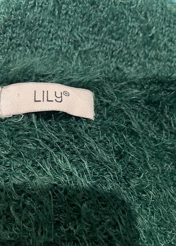 Kadın Yeşil Bohem Örgü Kazak - Görsel 4