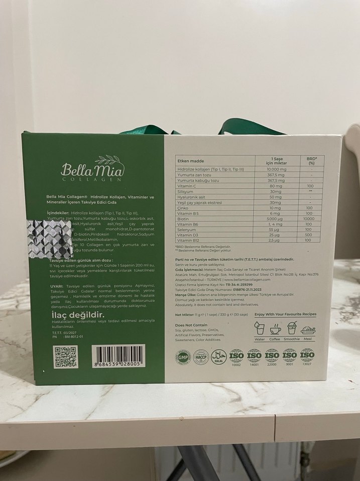 BellaMia Kolajen Peptitleri 30 şu - Görsel 2