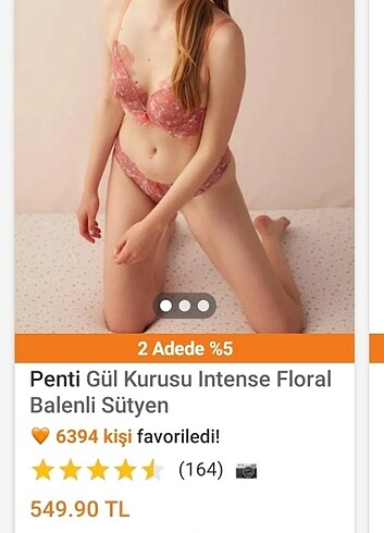 Penti Penti Duman İntense Floral Çiçekli Balenli Sütyen