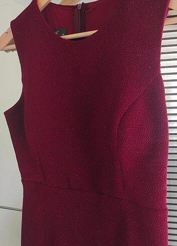 xl Beden bordo Renk Bordo elbise