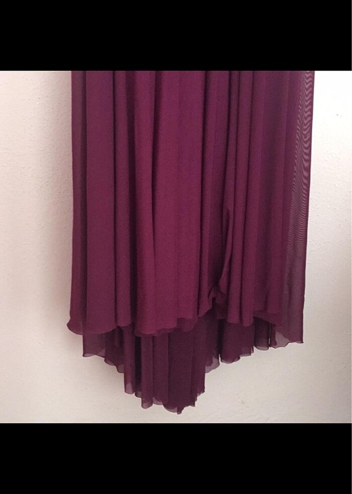 bordo abiye - Görsel 3