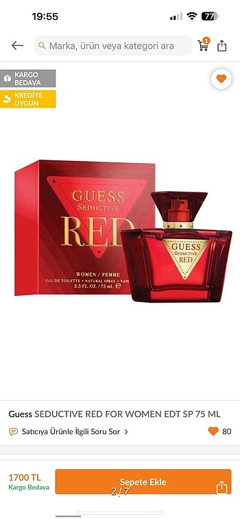 Guess Guess seductive red