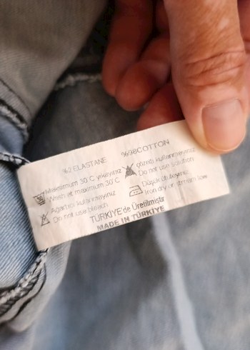 m Beden mavi Renk Mavi Denim Midi Straplez Elbise
