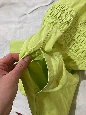 s Beden yeşil Renk Zara mini elbise