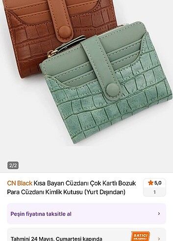 Diğer Çağla yeşili kadın cüzdan