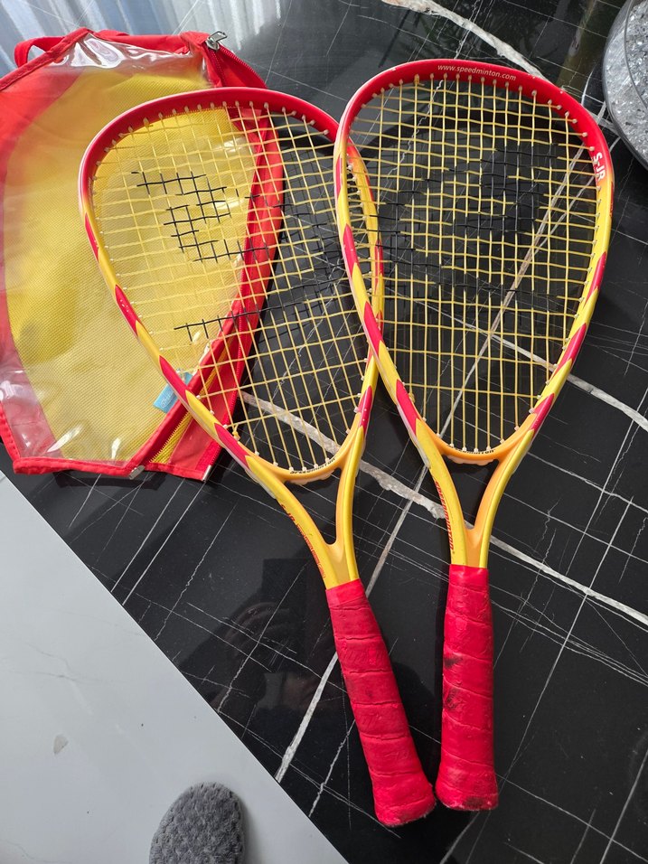 Renkli Sarı Badminton Seti - Görsel 3