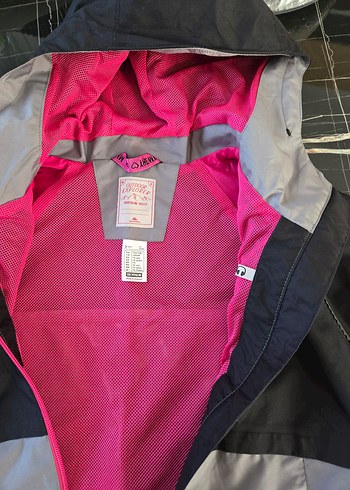 Decathlon 12 yaş kız Çocuk Gri Fermuarlı Street Wear Ceket - Görsel 7