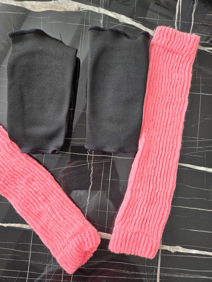 Kız Çocuk Dizlik ve pembe tozluk - Görsel 2