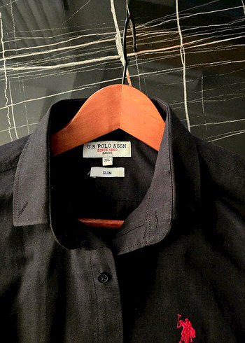 Polo XL siyah gömlek,DS damat XL slim fit gömlek,Lufian kazak - Görsel 2