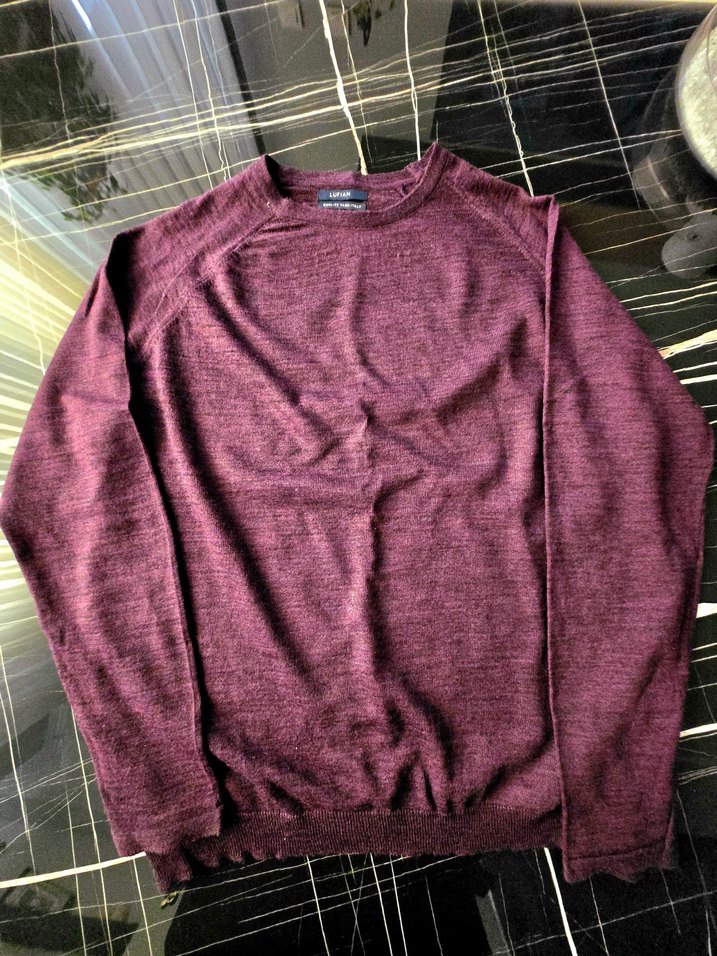 Polo XL siyah gömlek,DS damat XL slim fit gömlek,Lufian kazak - Görsel 3