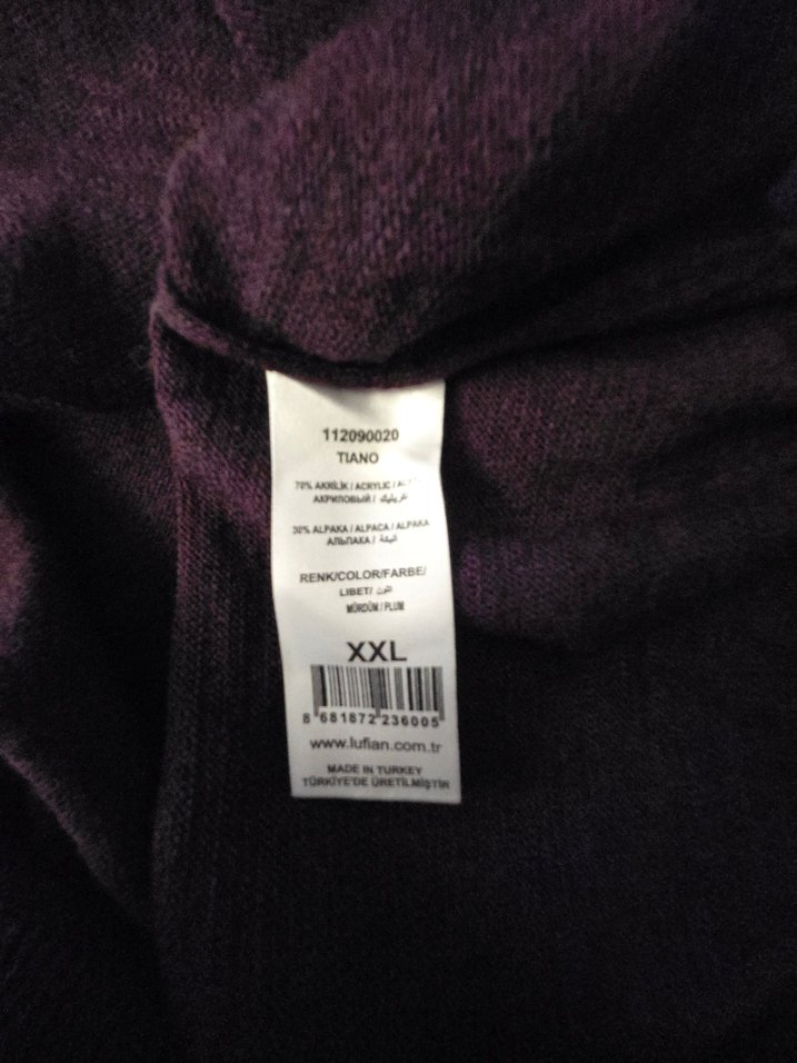 Polo XL siyah gömlek,DS damat XL slim fit gömlek,Lufian kazak - Görsel 5