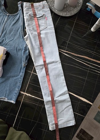 Kızlar için  Askılı Elbise.Pantalon .Çorap  ve parmaksz eldiven - Görsel 9