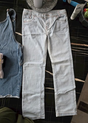 Kızlar için  Askılı Elbise.Pantalon .Çorap  ve parmaksz eldiven - Görsel 7