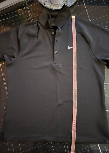 Siyah Nike Dri-Fit Kısa Kollu Polo Tişört - Görsel 6
