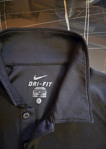 Siyah Nike Dri-Fit Kısa Kollu Polo Tişört - Görsel 3