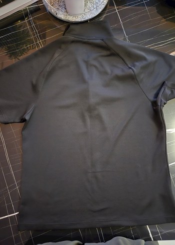 Siyah Nike Dri-Fit Kısa Kollu Polo Tişört - Görsel 4