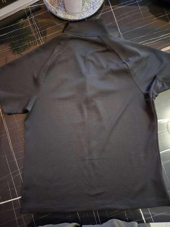 Siyah Nike Dri-Fit Kısa Kollu Polo Tişört - Görsel 4