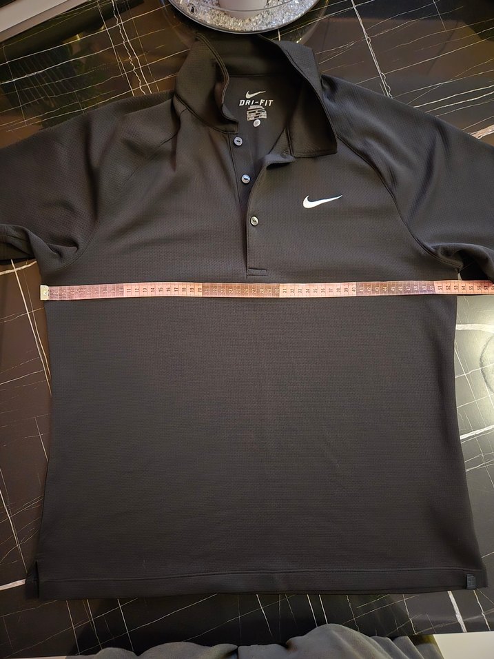 Siyah Nike Dri-Fit Kısa Kollu Polo Tişört - Görsel 5