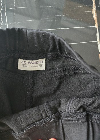 Kız çocuk dar kesim kot pantalon ve zara tayt - Görsel 3