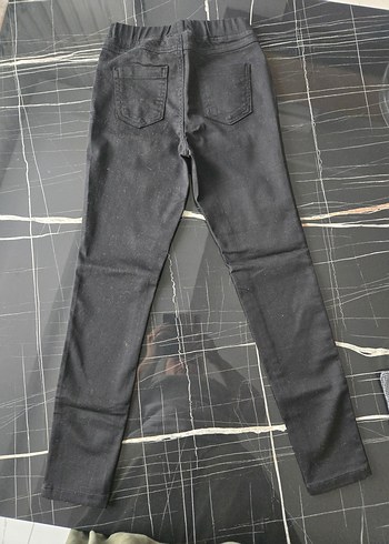 Kız çocuk dar kesim kot pantalon ve zara tayt - Görsel 4