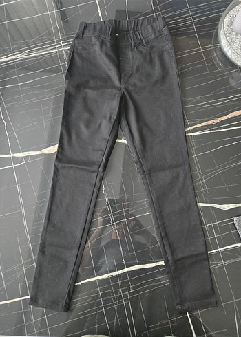 Kız çocuk dar kesim kot pantalon ve zara tayt - Görsel 2