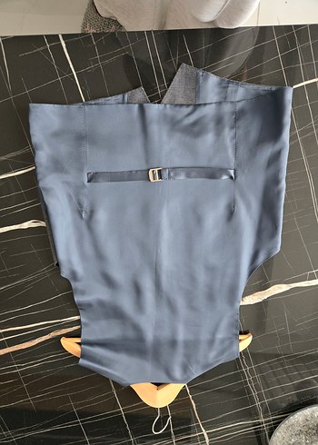 Gri Erkek Klasik Kesim Düğmeli Ceket ve Yelek - Görsel 5