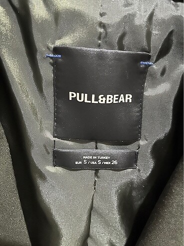 36 Beden haki Renk Pull&Bear Yeşil Ceket