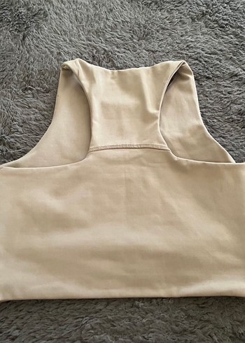 Oysho Model Halter Yaka Yumuşacık Crop Top - Görsel 5