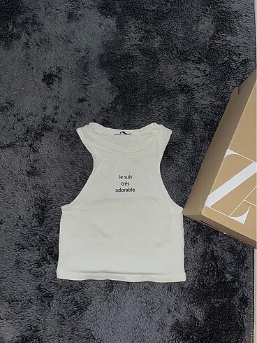 s Beden Halter yaka crop bluz