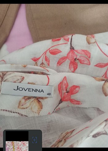 Çiçek Desenli Bohem Kısa Kollu Bluz - Görsel 6