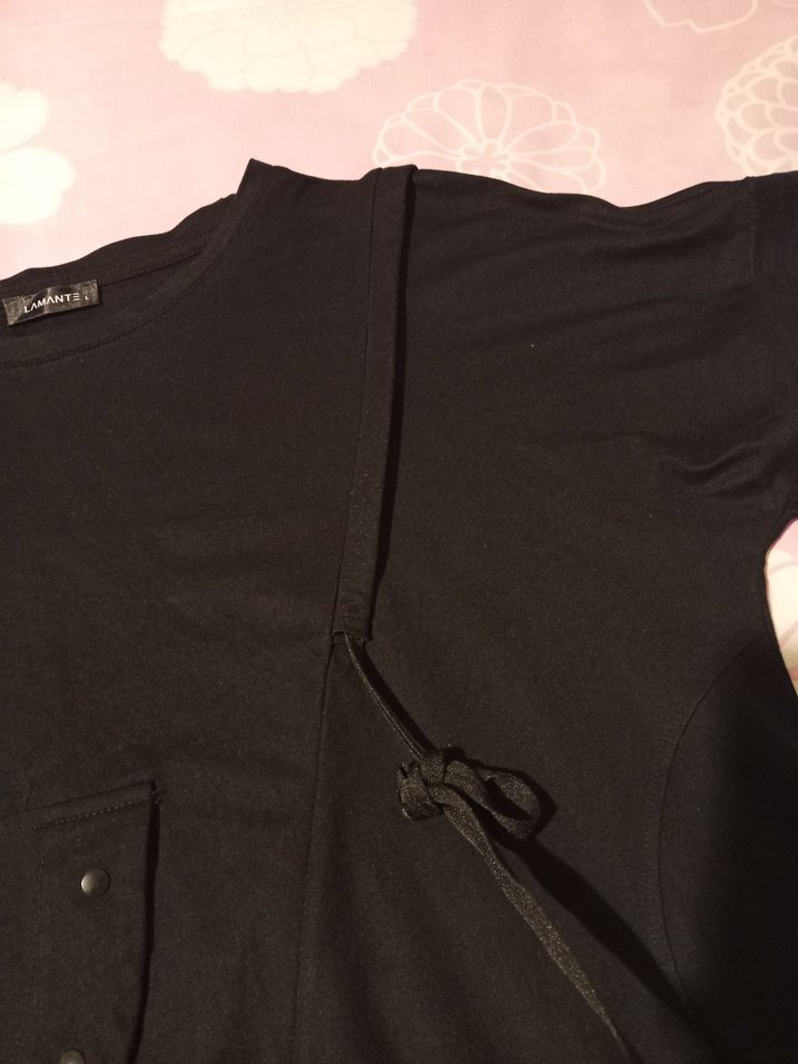 salaş asimetrik tişört - Görsel 3