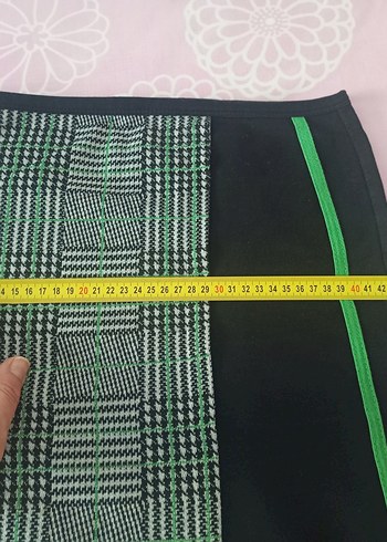 Yeşil Drapeli Etek - Görsel 9