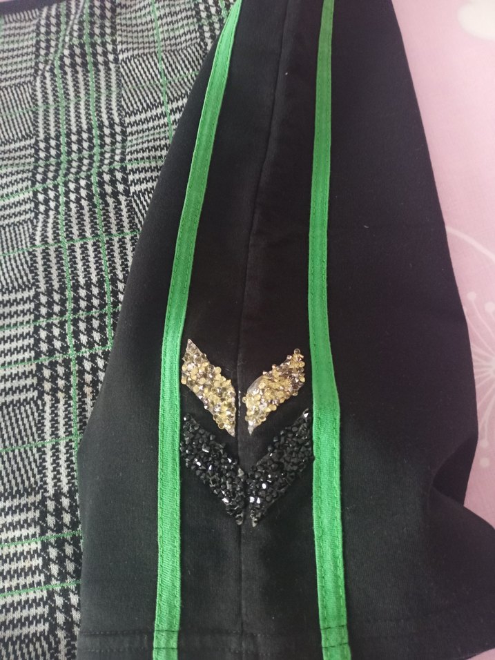 Yeşil Drapeli Etek - Görsel 3