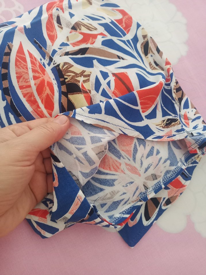 Renkli Bohem Desenli elbise - Görsel 3