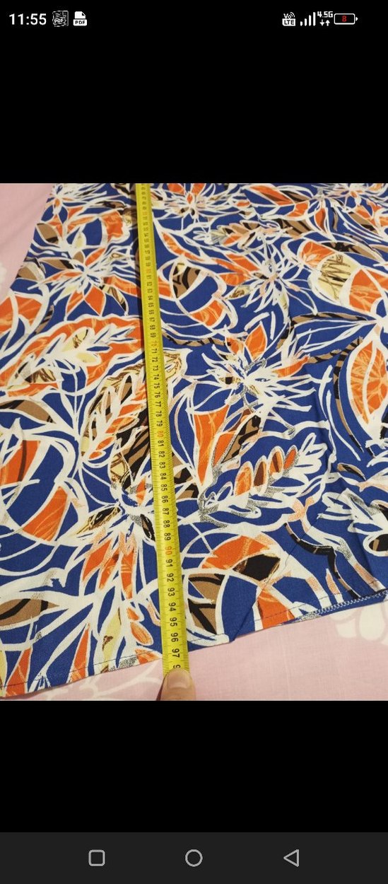 Renkli Bohem Desenli elbise - Görsel 5