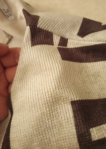 Bej Renkli, Baskılı bluz - Görsel 3