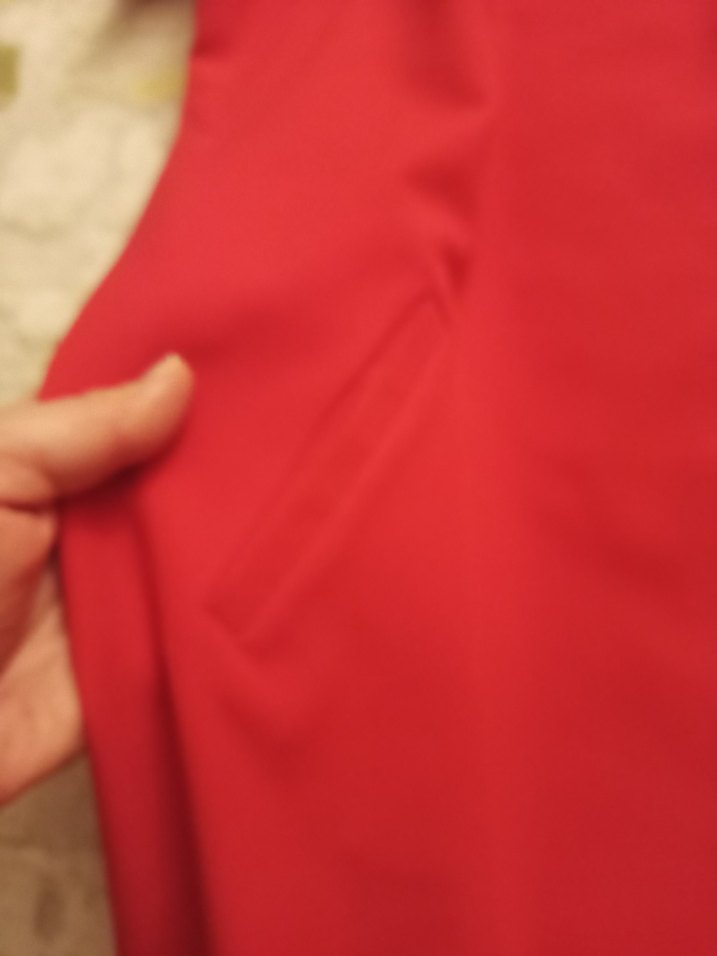 Kısa Kollu Fuşya Midi Elbise - Görsel 2