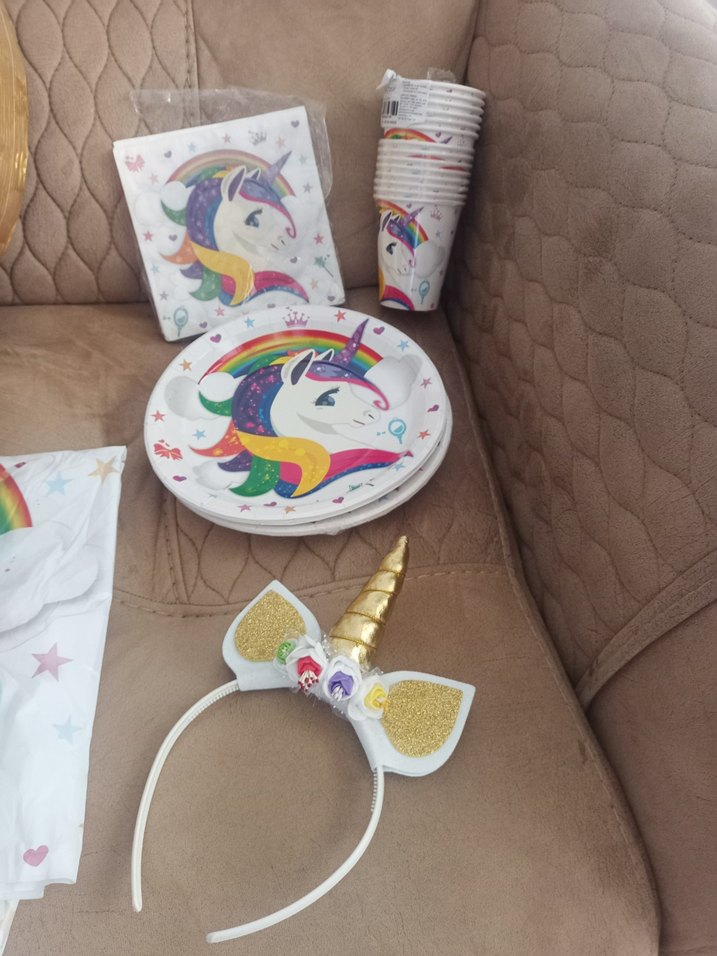 Unicorn Temalı Parti Malzemeleri Seti - Görsel 3