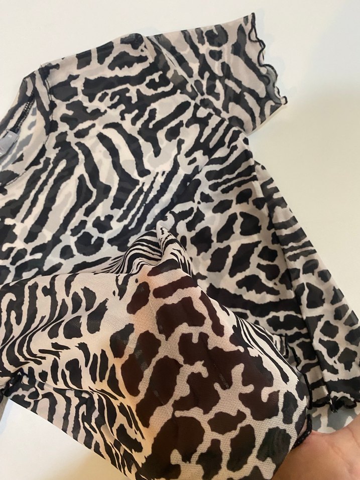 Zechka transparan bluz - Görsel 3